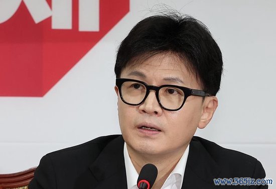 △韩国在朝党党首韩东勋（尊府图）