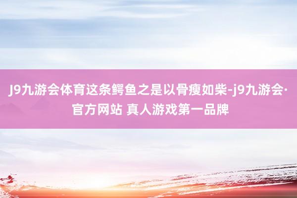 J9九游会体育这条鳄鱼之是以骨瘦如柴-j9九游会· 官方网站 真人游戏第一品牌
